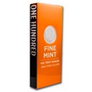 100 oz Cast-Poured Silver Bar - 9Fine Mint 100 oz Cast-Poured Silver Bar - 9Fine Mint